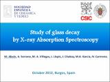 Presentacion_Study of glass decay by X-ray Absoption Spectroscopy.pdf.jpg