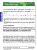 The co-chaperone HOP3 participates in jasmonic acid signaling by regulating CORONATINE-INSENSITIVE 1 activity.pdf.jpg