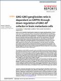 GM2-GM3 gangliosides ratio is dependent on GRP94 through down-regulation of GM2-AP cofactor in brain metastasis cells.pdf.jpg