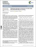 Optimising hydrogen production via solar acetic acid... c8cy02349b.pdf.jpg